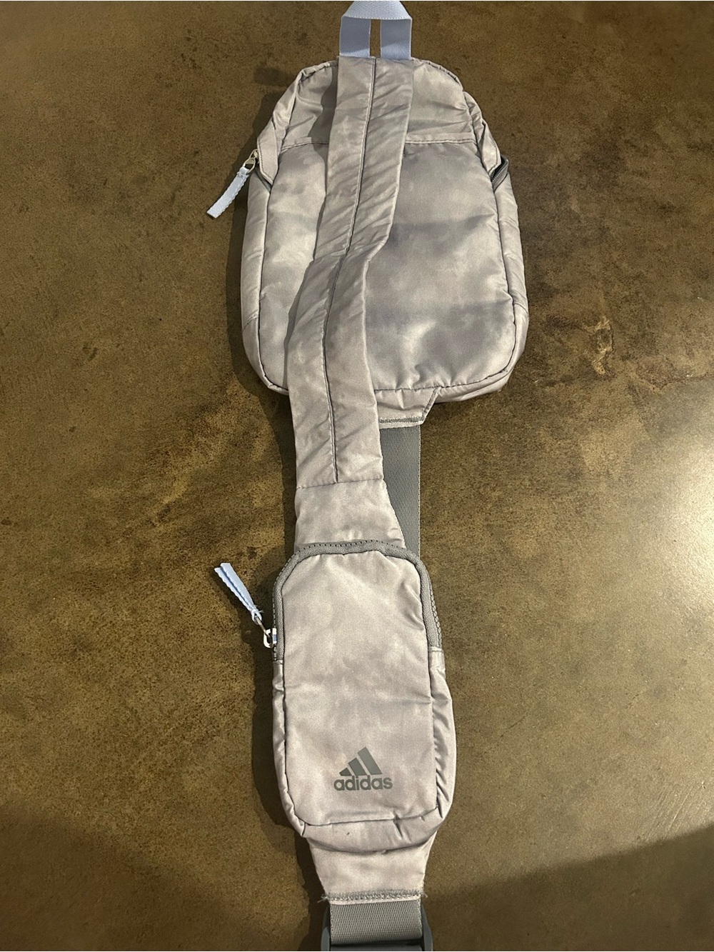 adidas light beige crossbody sling bag - Picture 4 of 4